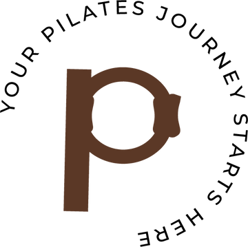 Monogram letter 'P' Pilates logo