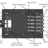 Technical drawing of M8 reformer carriage features