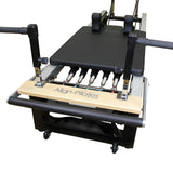 Plank bar accessory for Pilates reformers