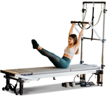 C8-G reformer with integrated half trapeze bar