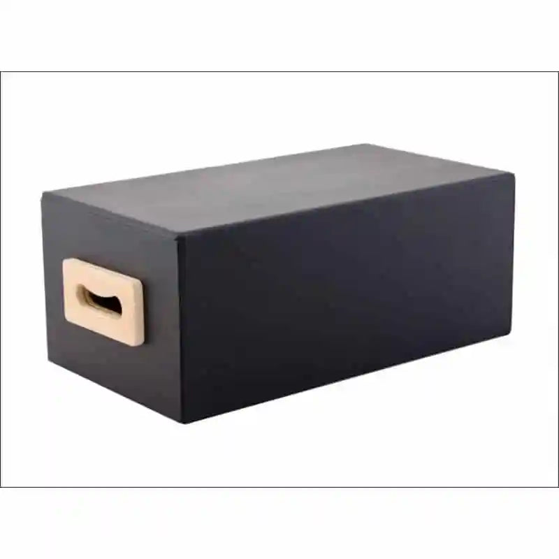 Black Pilates sitting box accessory