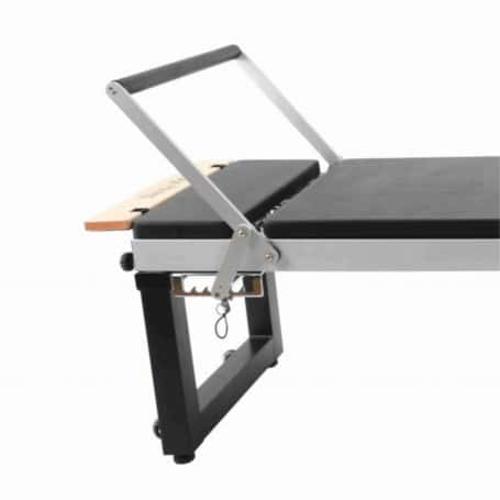 Platform extender with padded mattress for Pilates reformer