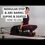 Modular step usage for supine & seated positions