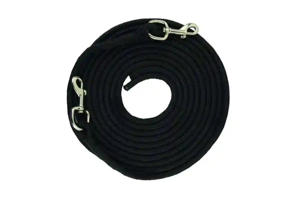 Black Reformer Ropes – Pair (with clips) – Pilates Reformer Nz